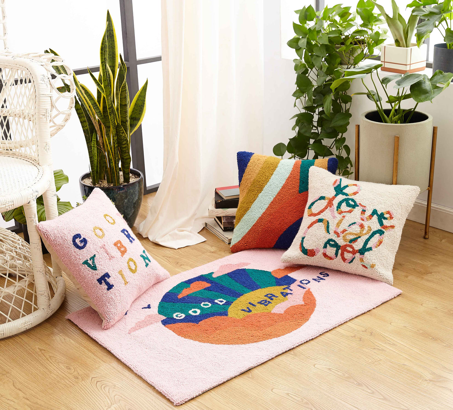 Good Vibrations Hook Pillow
