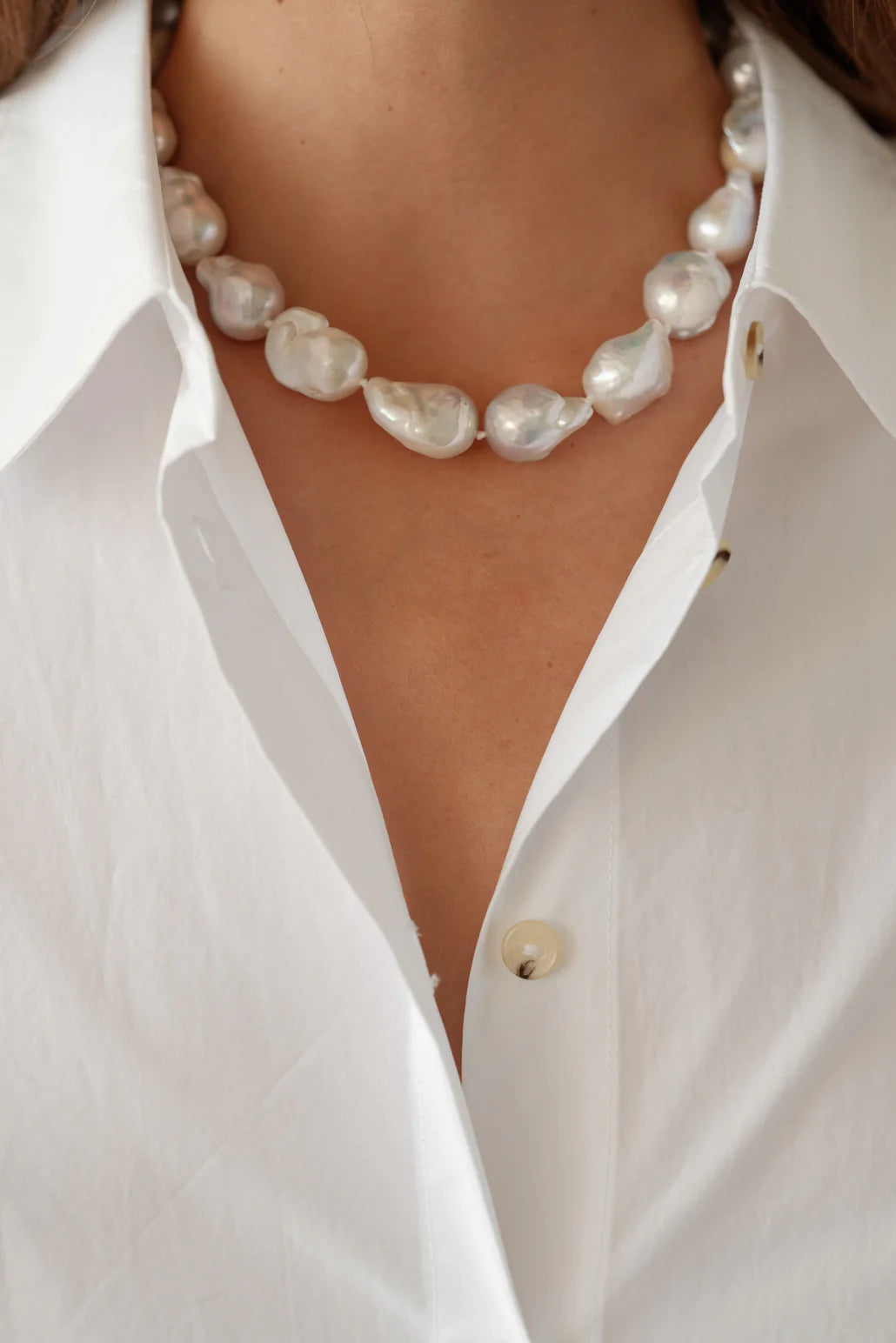Baroque Pearl Choker