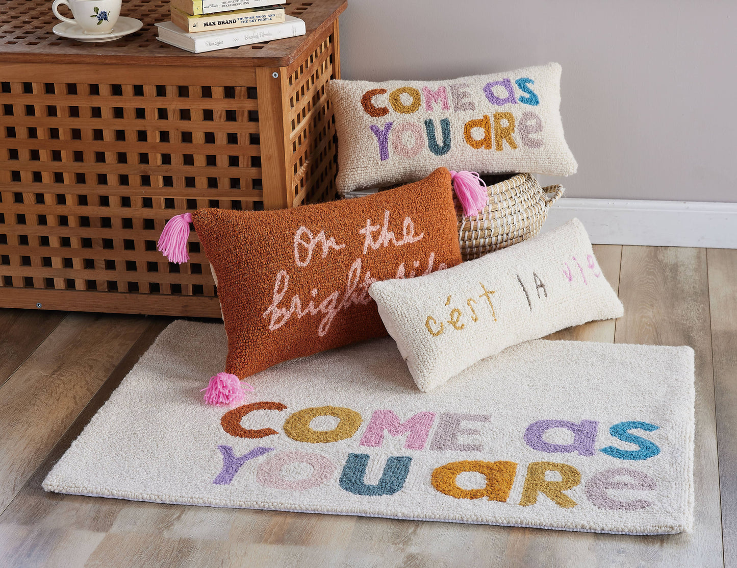 C'est La Vie Lumbar Hook Pillow