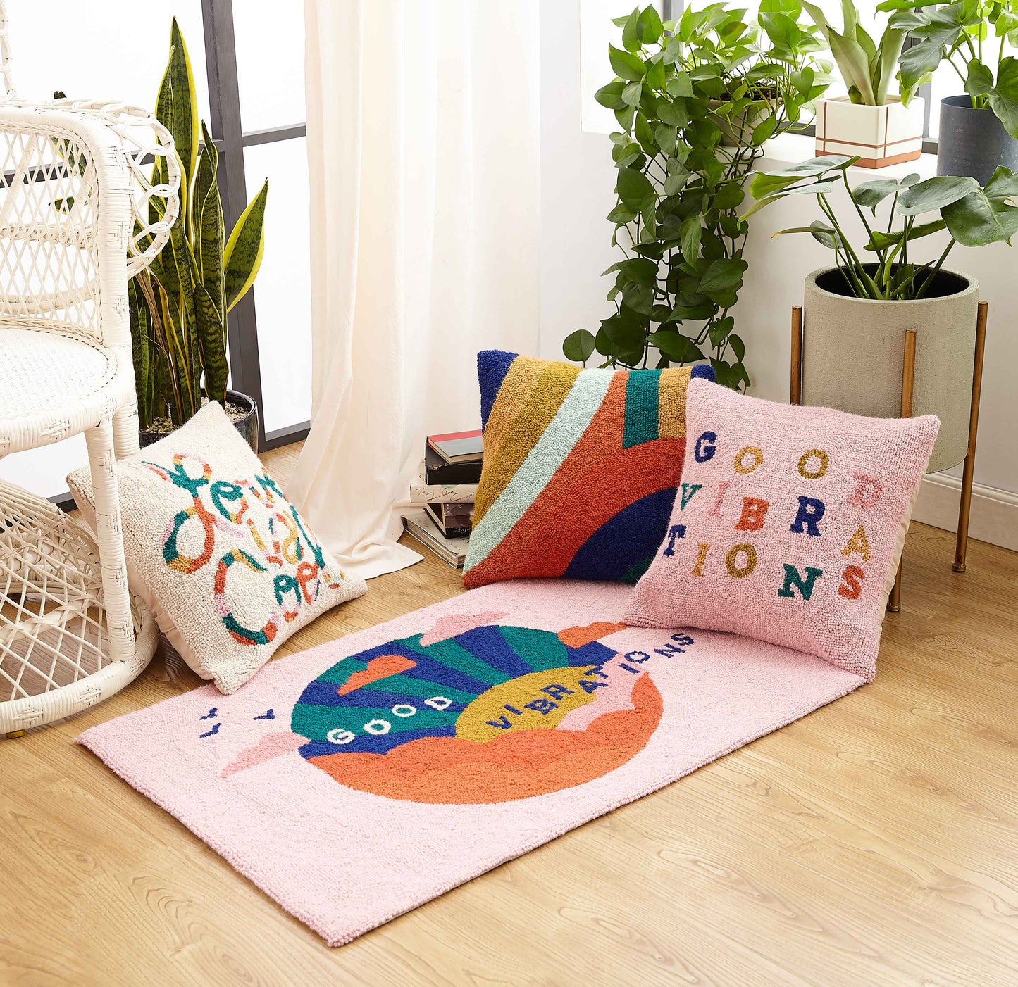 Good Vibrations Hook Pillow