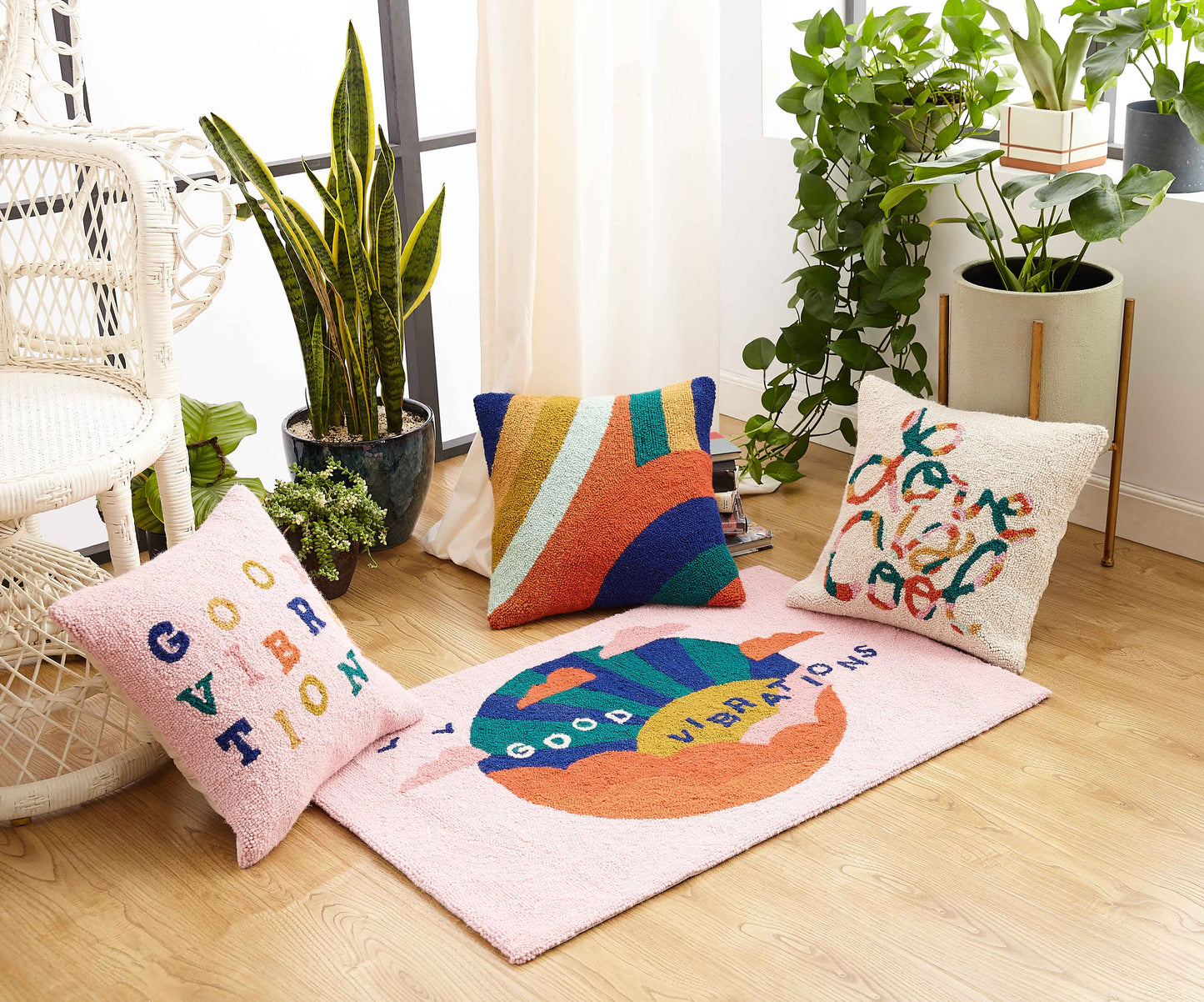 Good Vibrations Hook Pillow