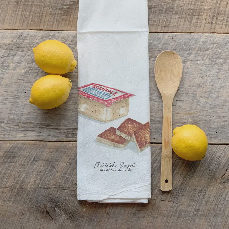 Scrapple Tea Towel