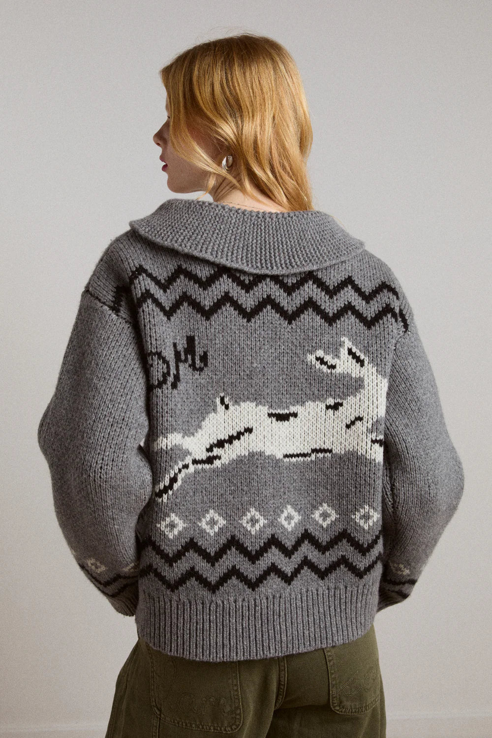 CECILY COLLAR CARDIGAN