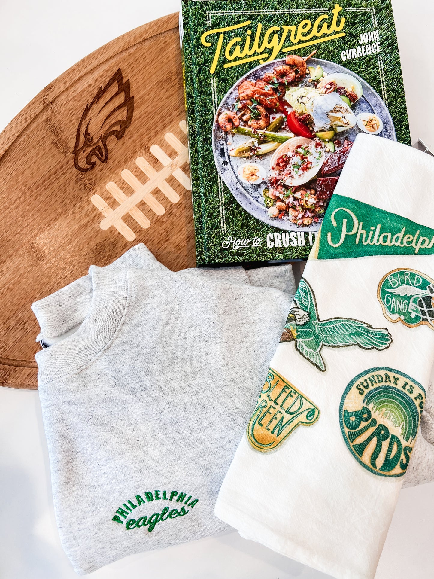 Phila Eagles Embroidered Sweatshirt