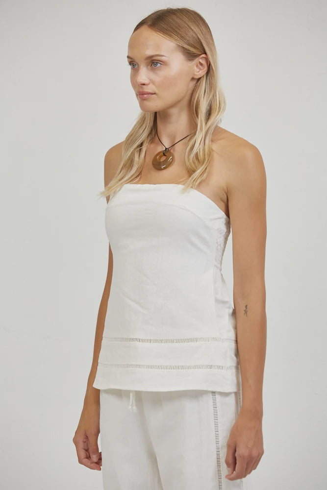 SIENA STRAPLESS TOP