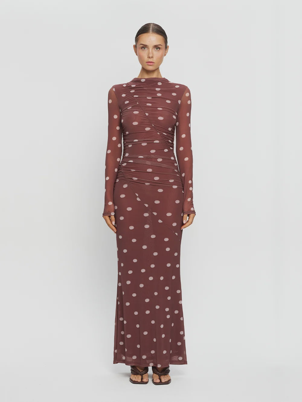 EDIE MESH MAXI DRESS