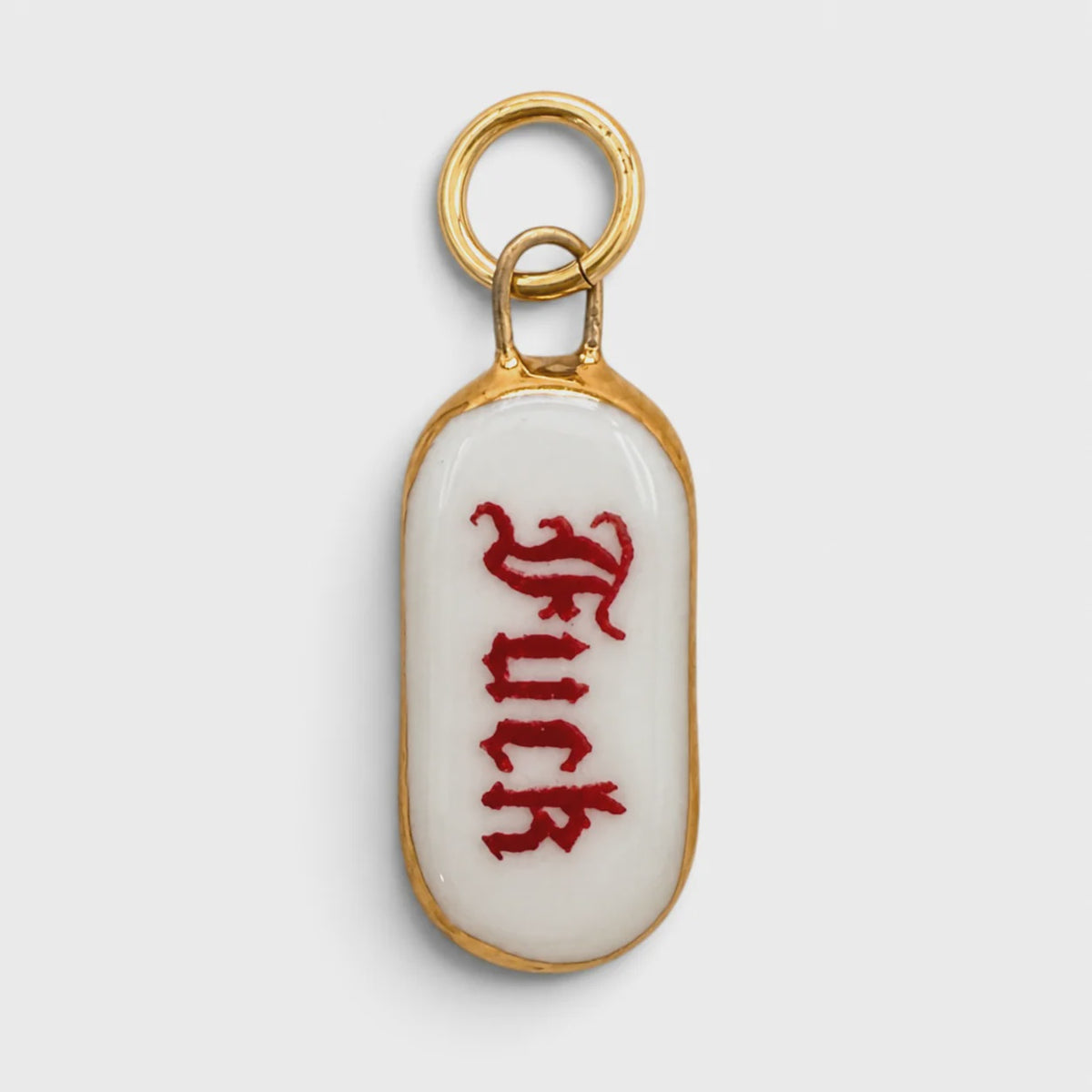 Fuck - Old English Small Bar (red)