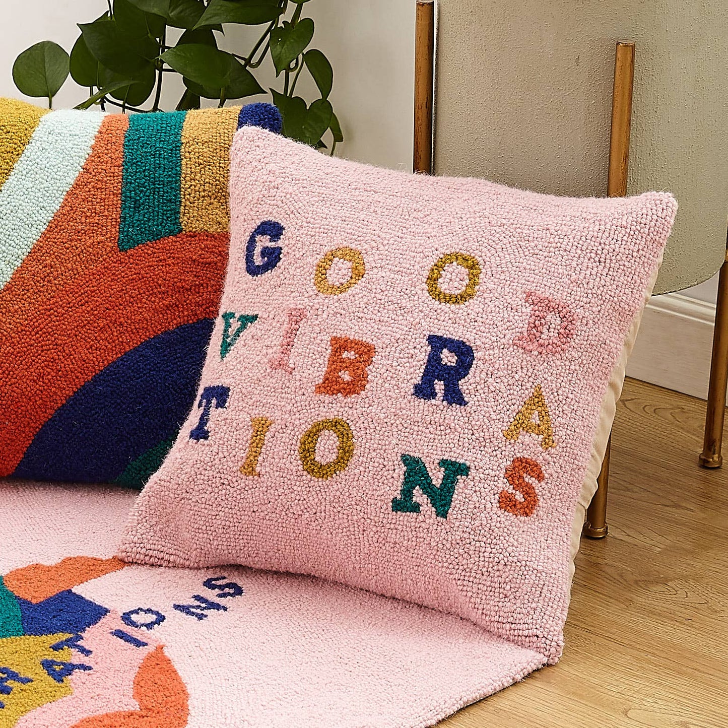 Good Vibrations Hook Pillow
