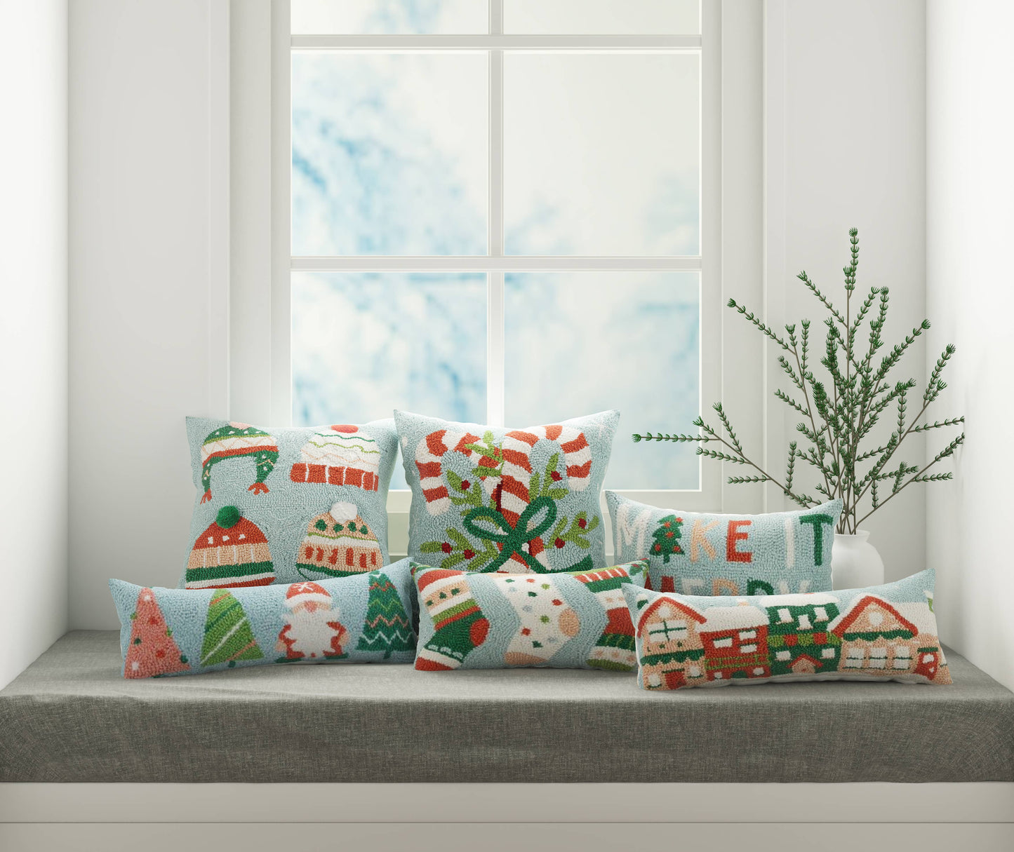 Holiday Homes Hook Pillow
