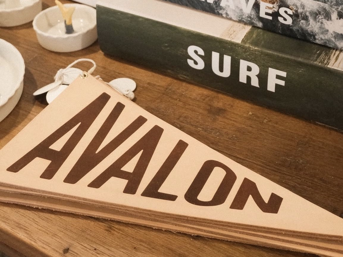 AVALON LEATHER PENNANT