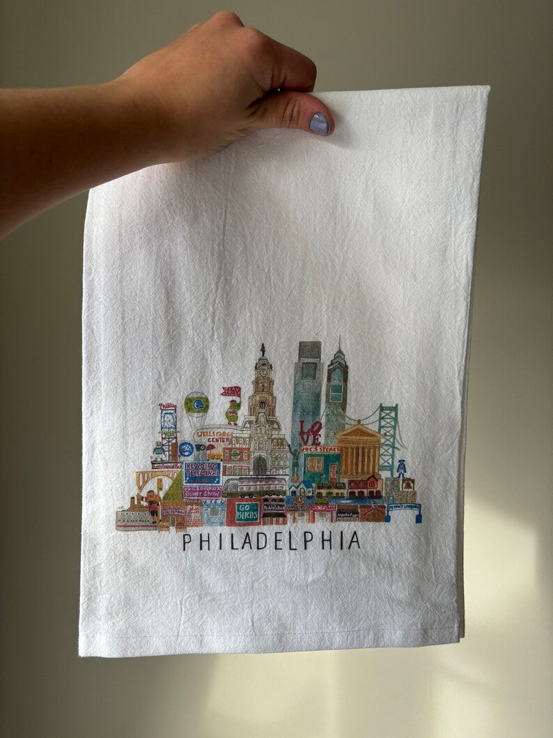 PHILADELPHIA TEA TOWEL