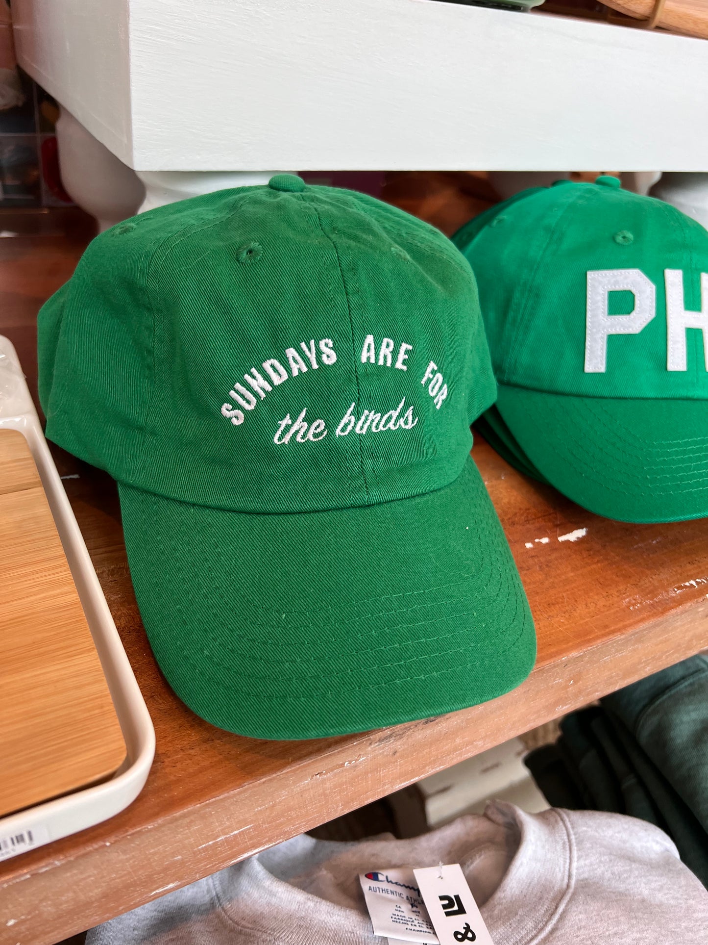 Sundays are for the birds dad hat