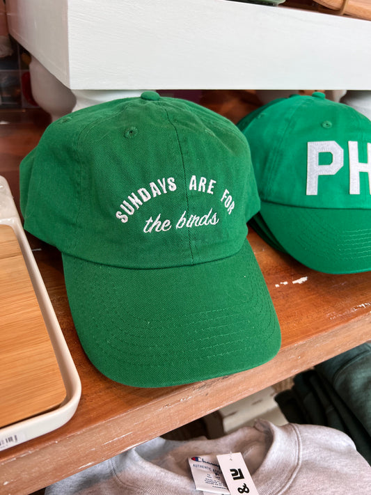 Sundays are for the birds dad hat