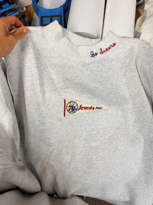 Philly Basketball Mockneck
