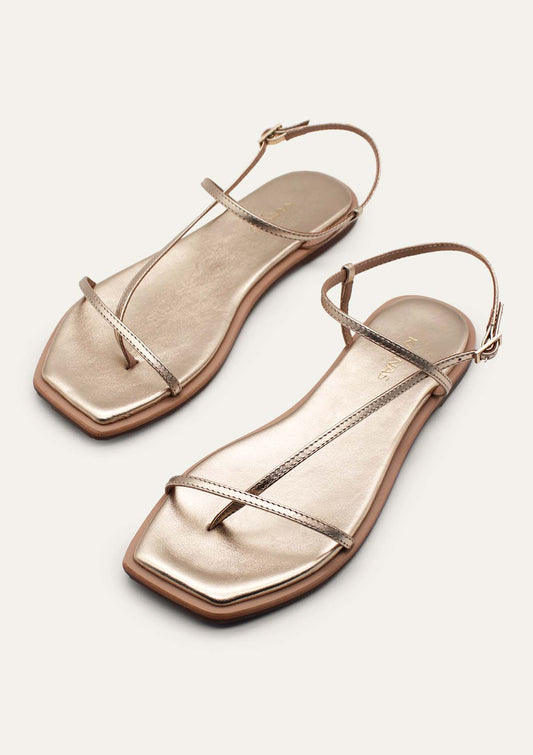 alayta square-toe naked sandal