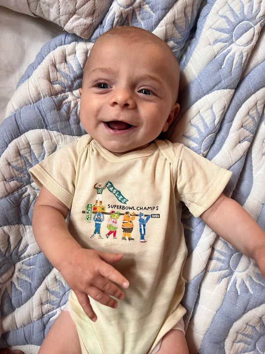 Super Bowl Onesie