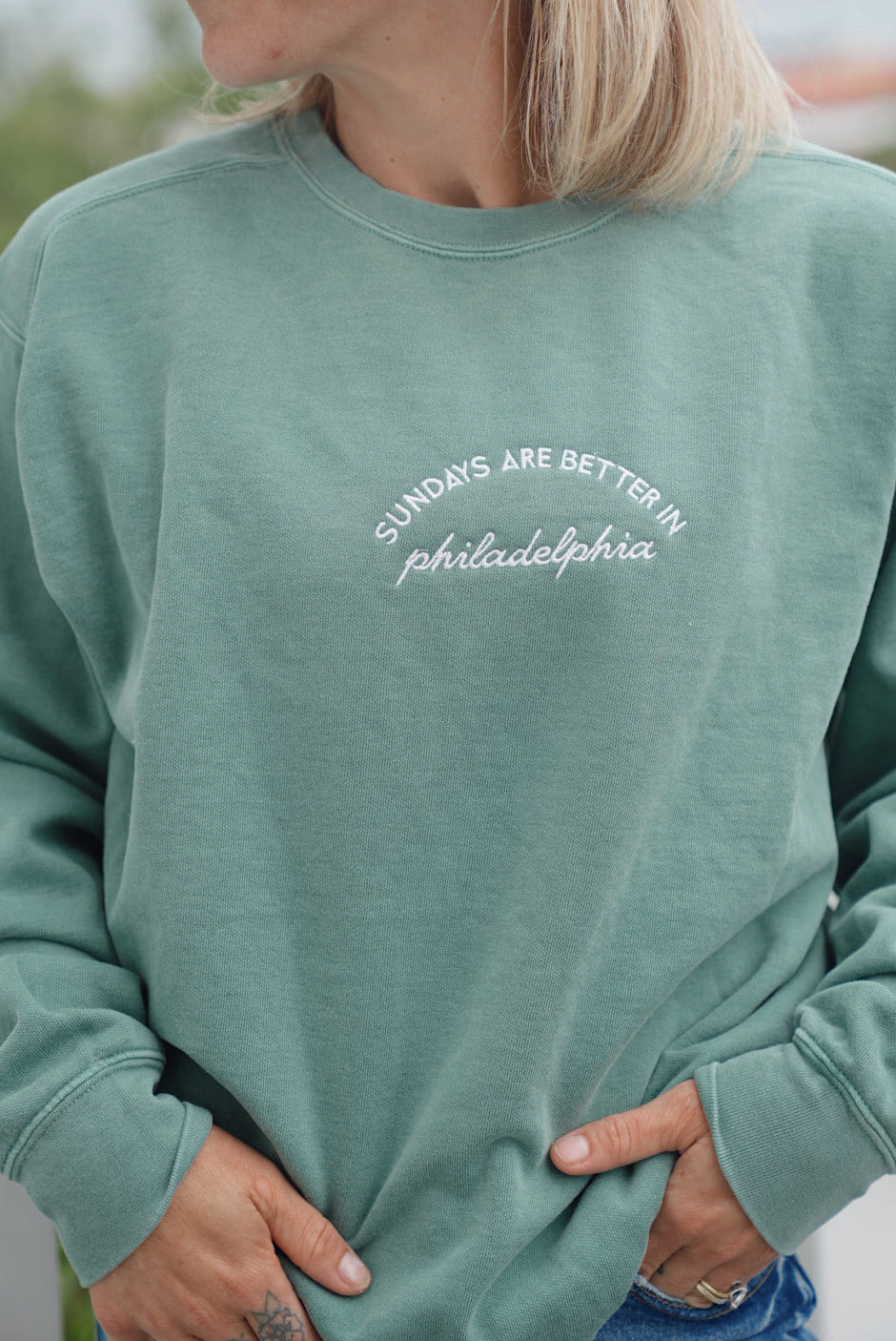 SUNDAYS IN PHILLY CREWNECK