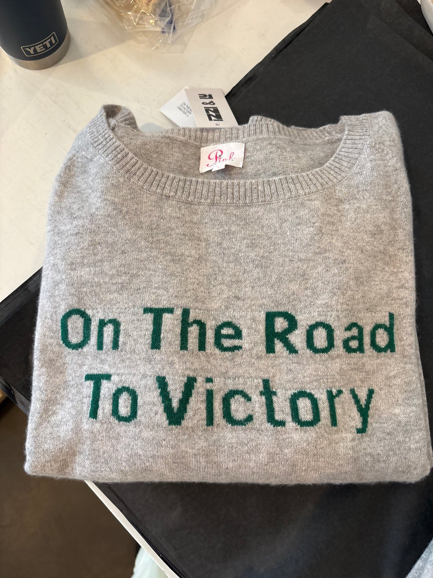 ON THE ROAD TO VICTORY SWEATER