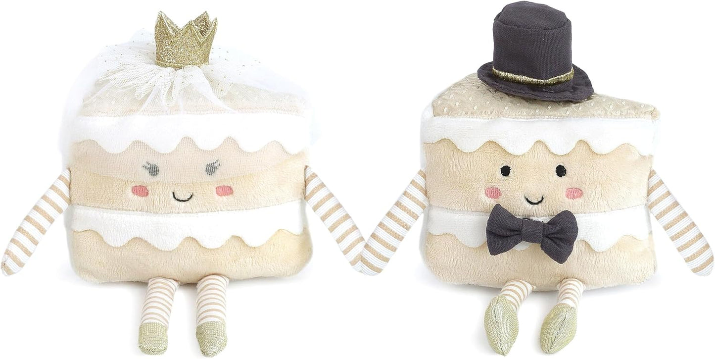 MR & MRS CAKE SLICE / WHITE