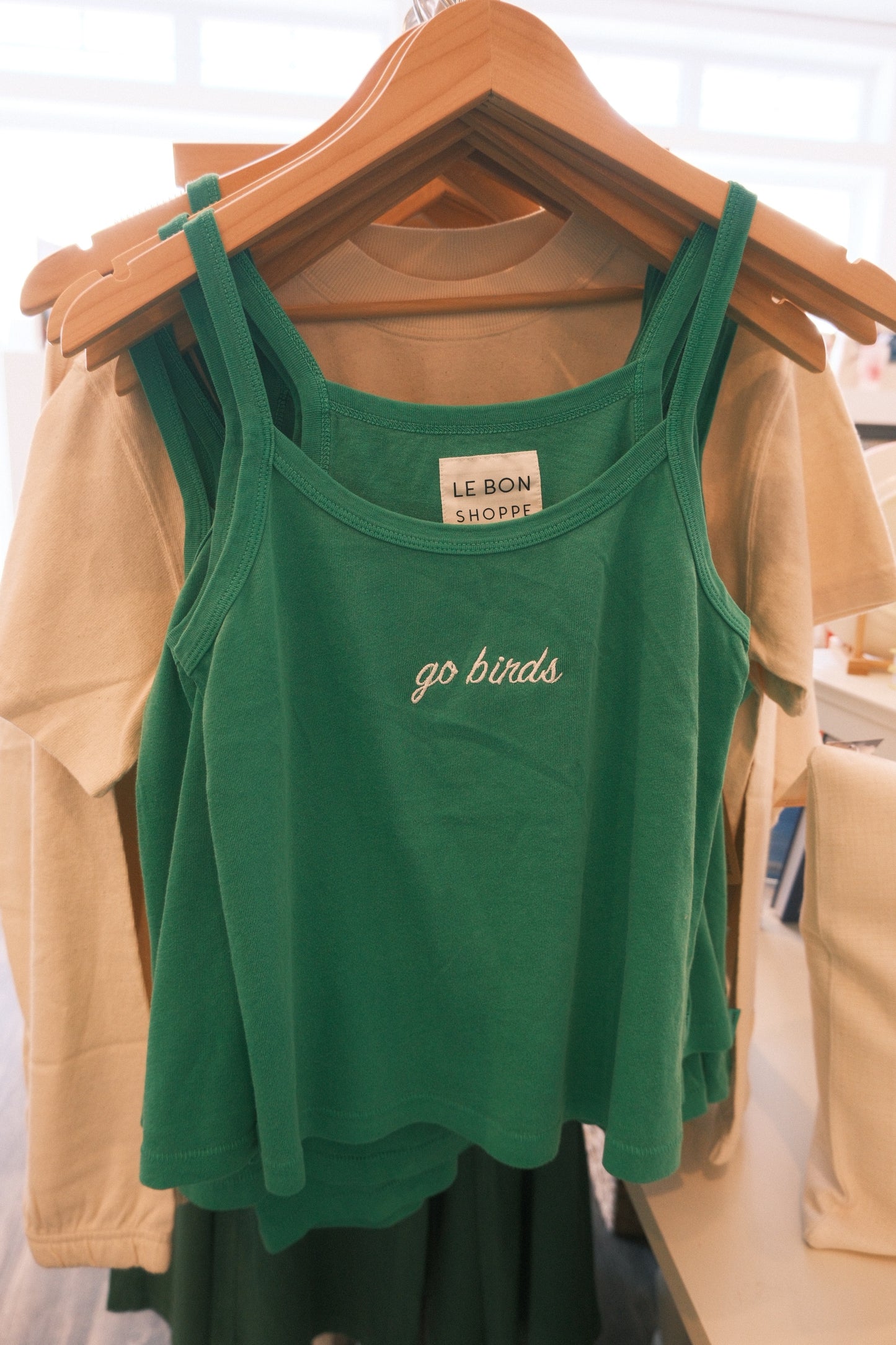 GO BIRDS GREEN TANK