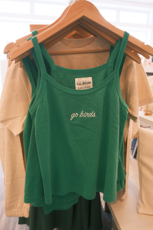 GO BIRDS GREEN TANK