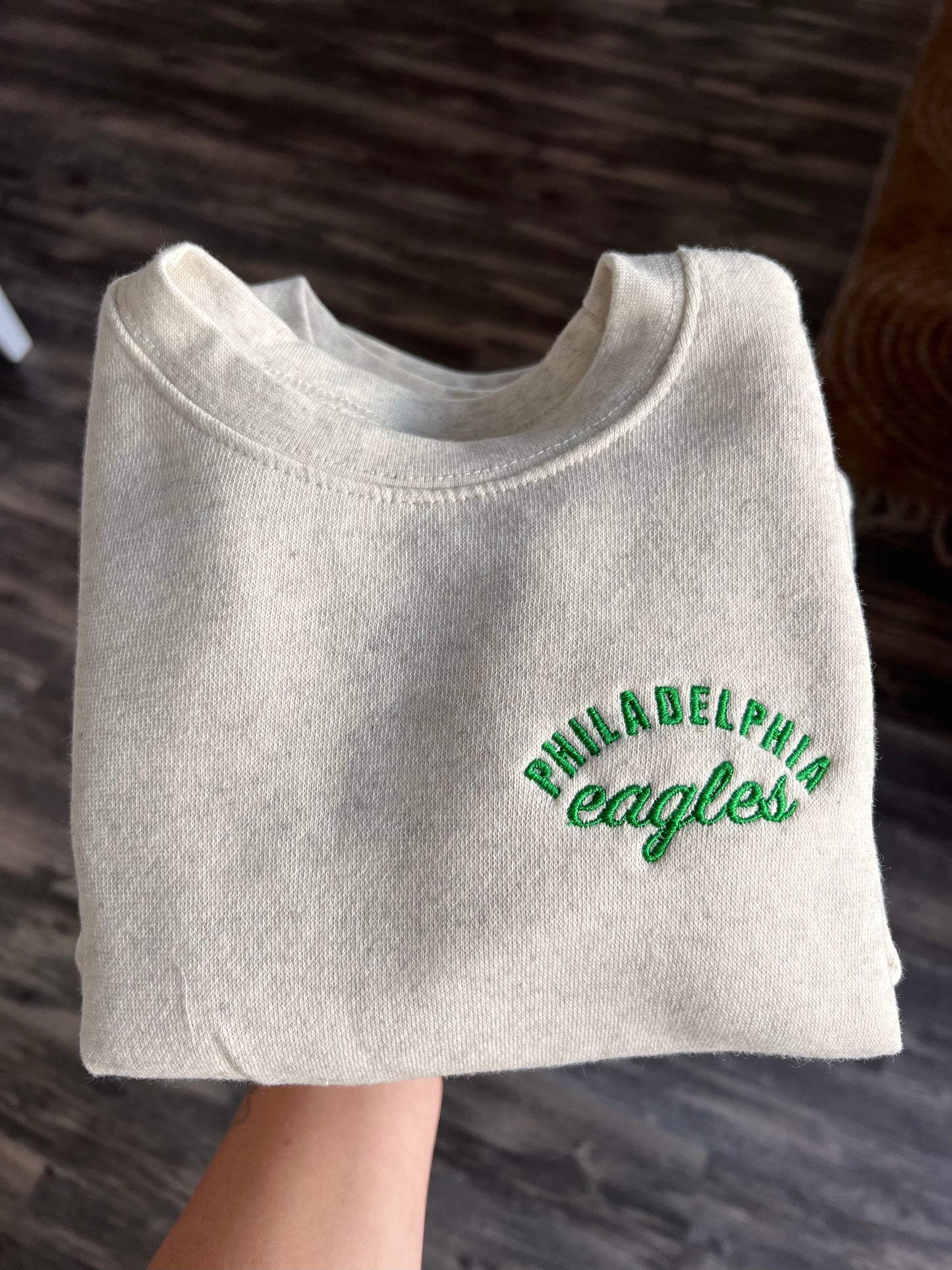 Kids Eagles Sweatshirts Oatmeal