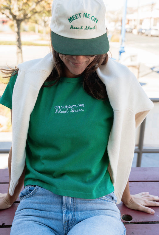 BLEED GREEN BABY TEE