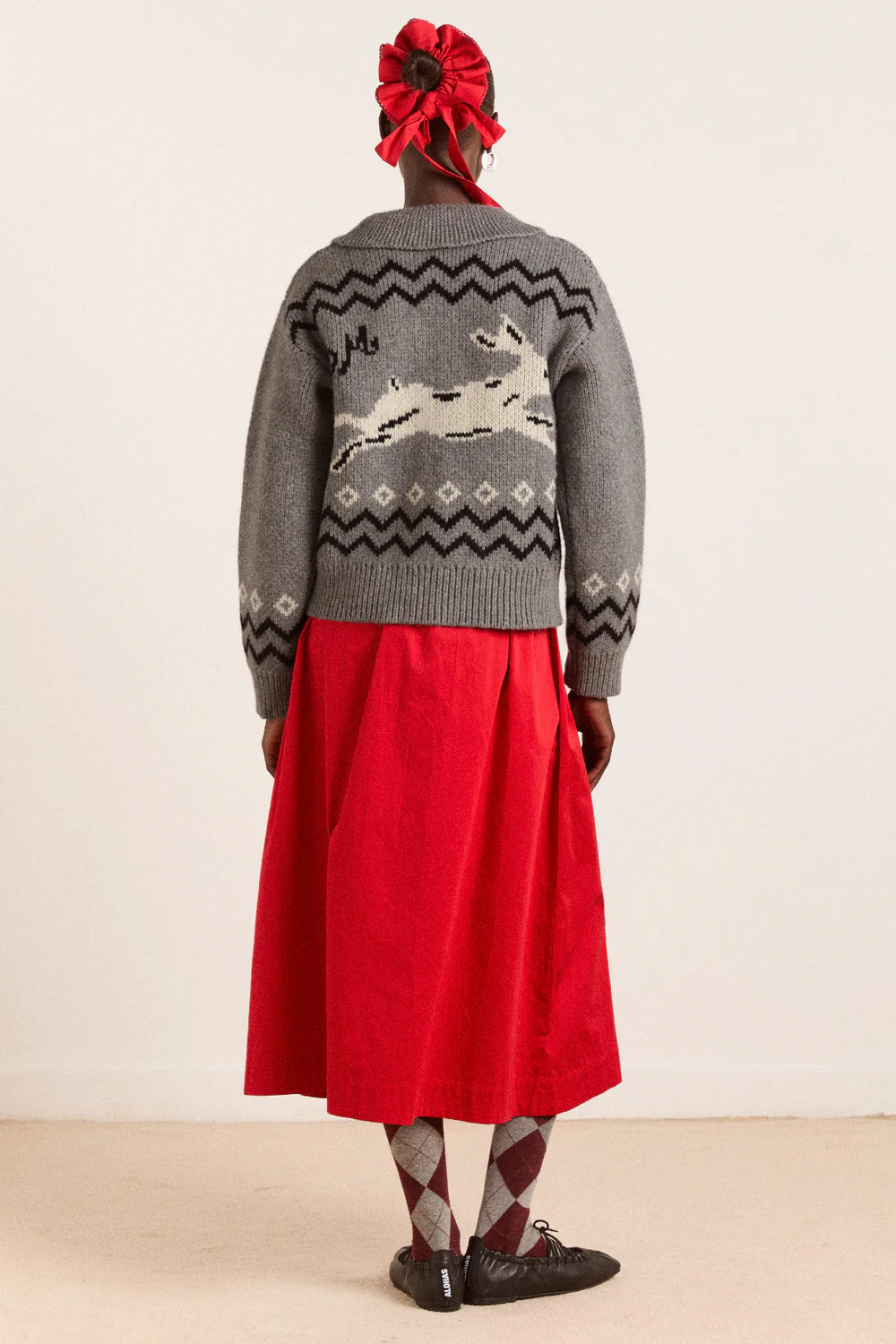 CECILY COLLAR CARDIGAN