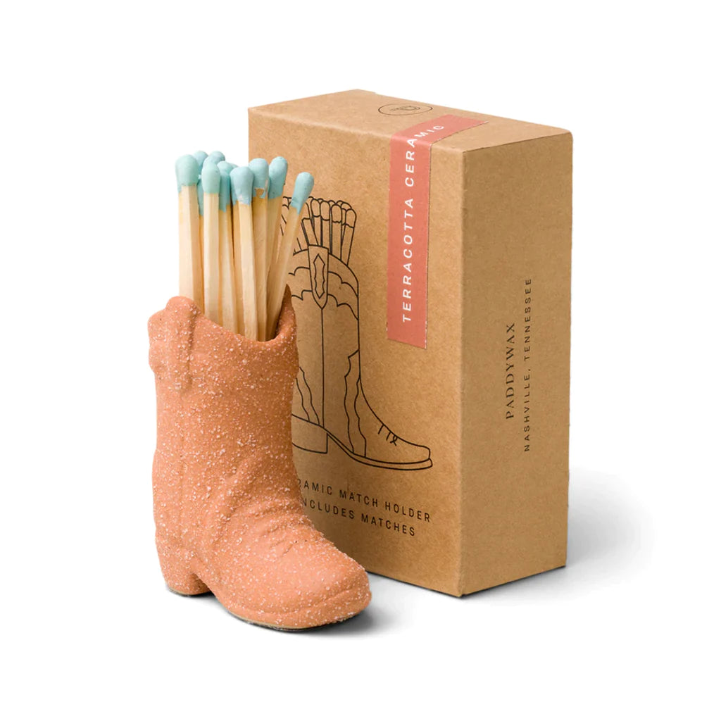 Paddywax Cowboy Boot Match Set