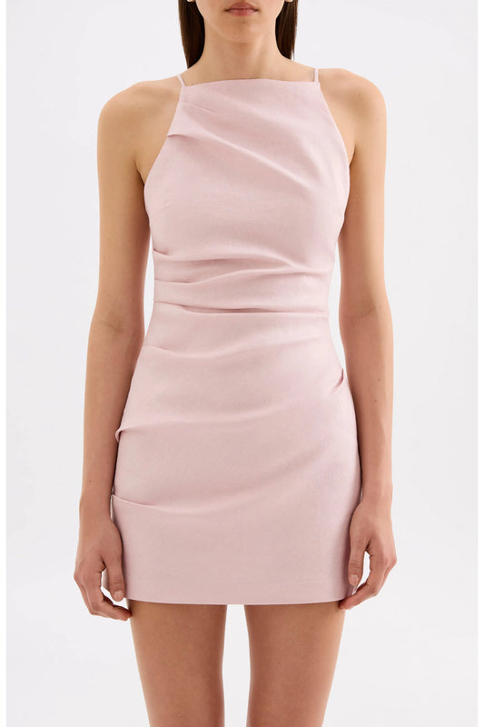TALITHA LINEN MINI DRESS