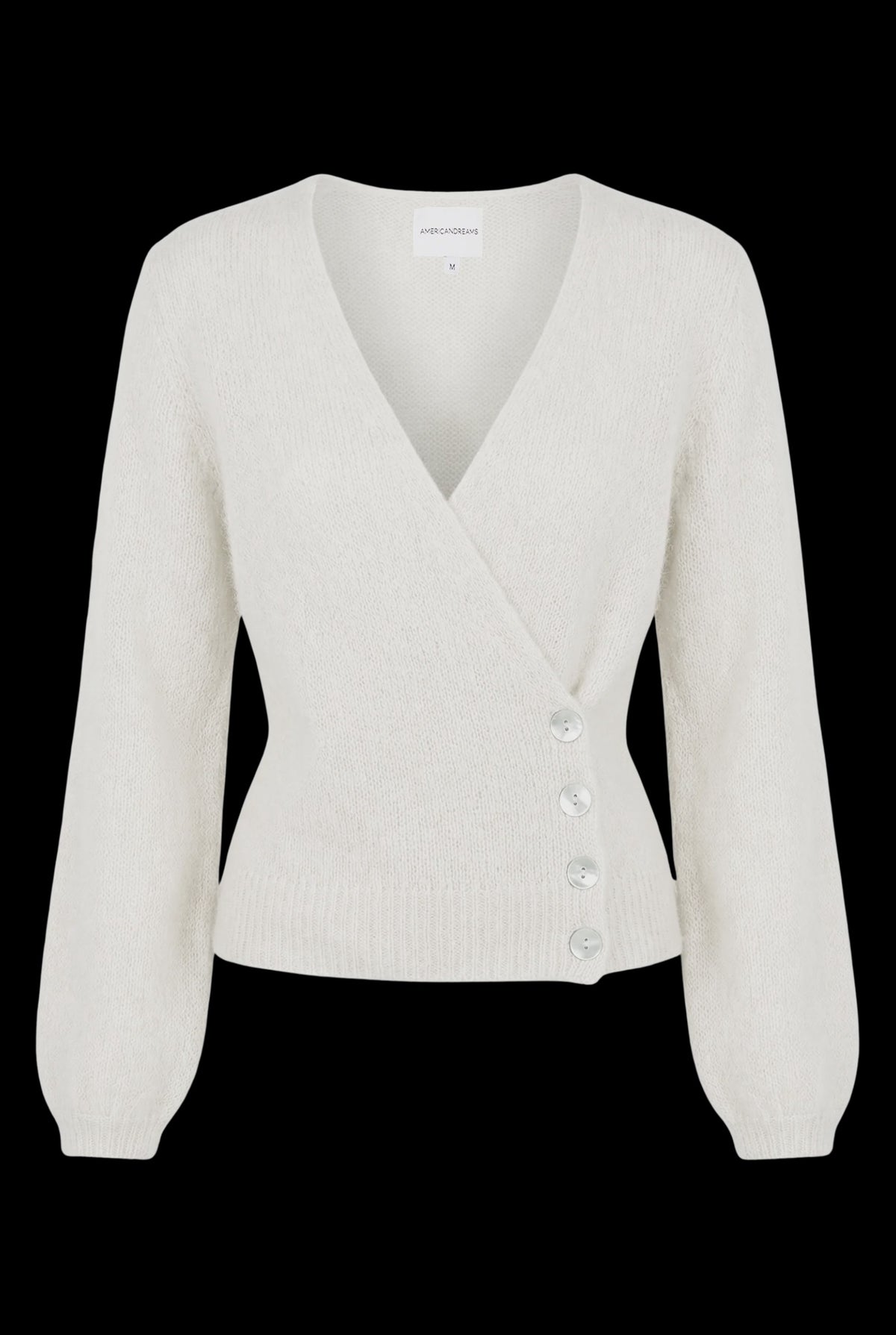 MARIYA WRAP CARDIGAN - WHITE