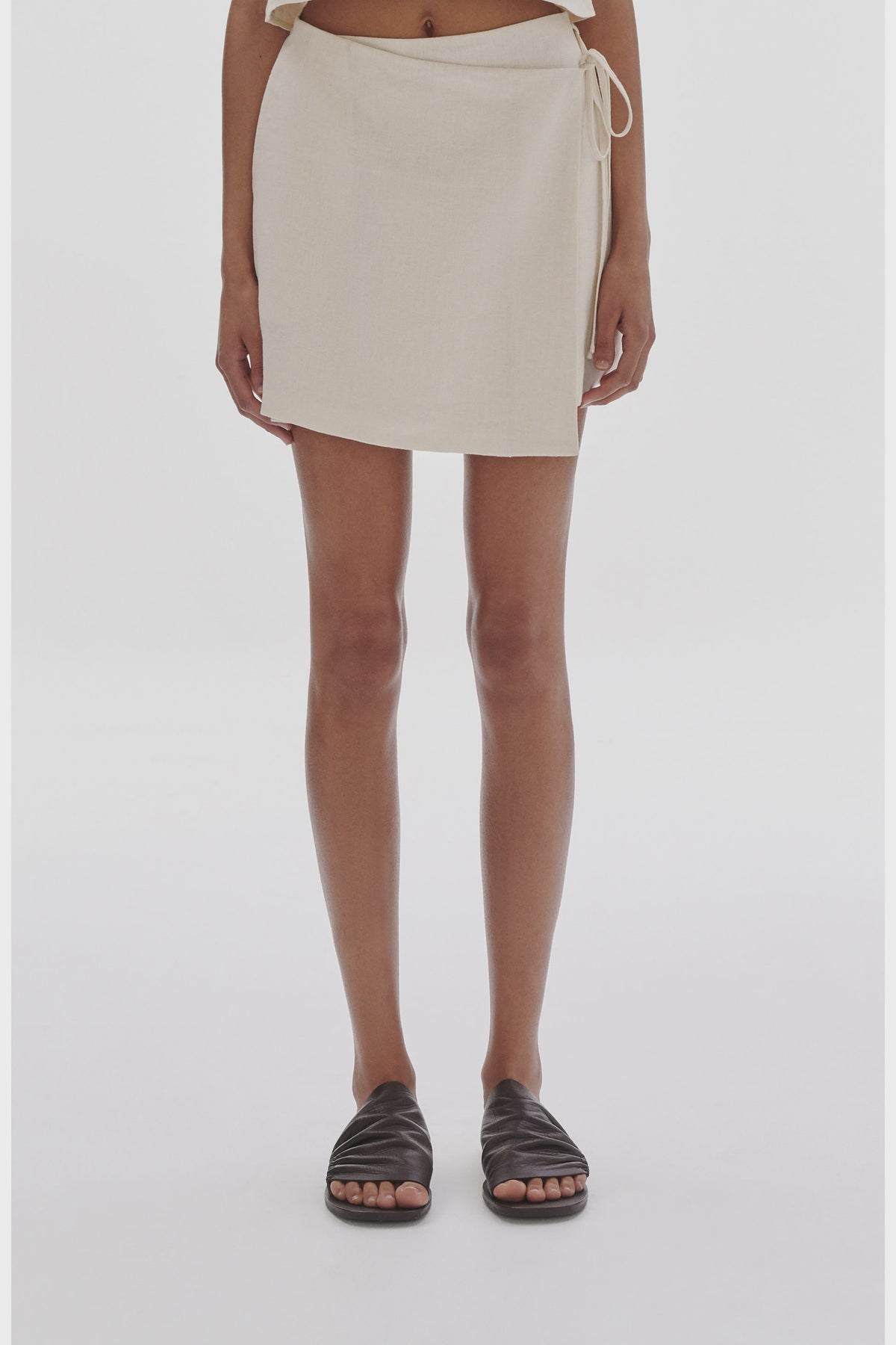 SIBYL LINEN WRAP SKIRT