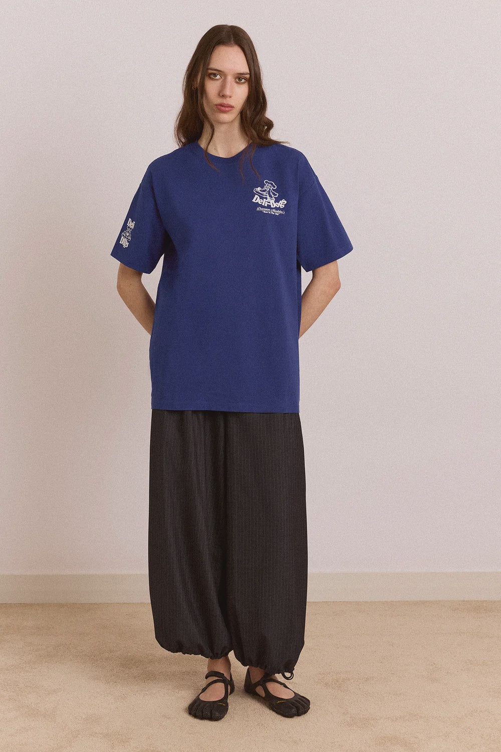 DELI DOG TEE-BLUE
