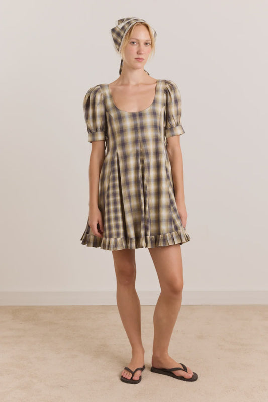 SABINA MINI GODET DRESS