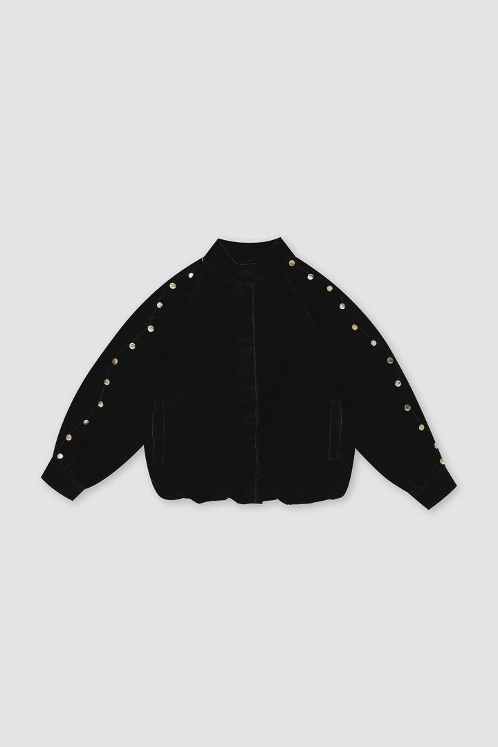 BLACK BOMBER JACKET