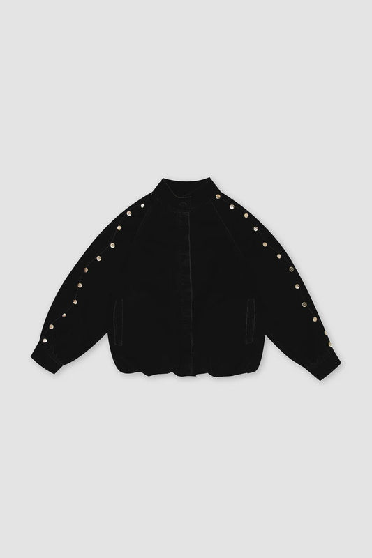 BLACK BOMBER JACKET