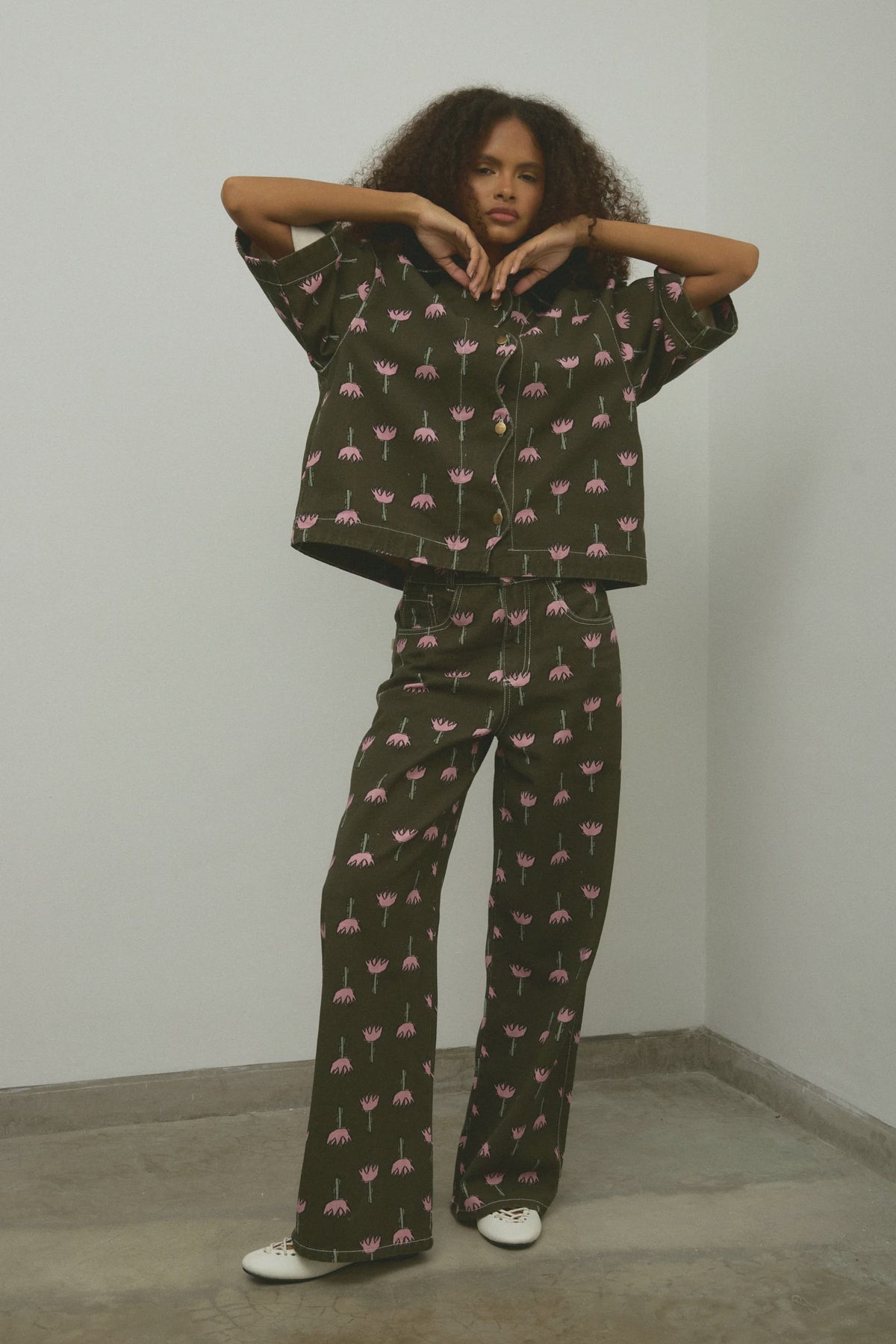TULIP GREEN WIGGLYE TOP