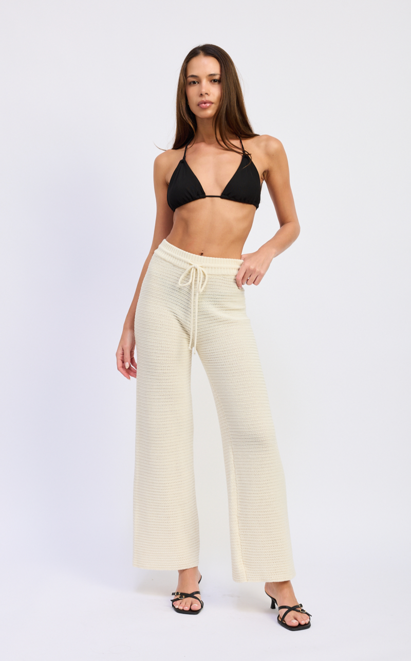 CROCHET KNIT PANTS