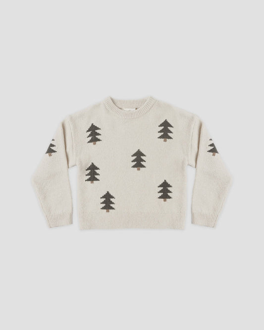 ASPEN SWEATER TREE JACQUARD
