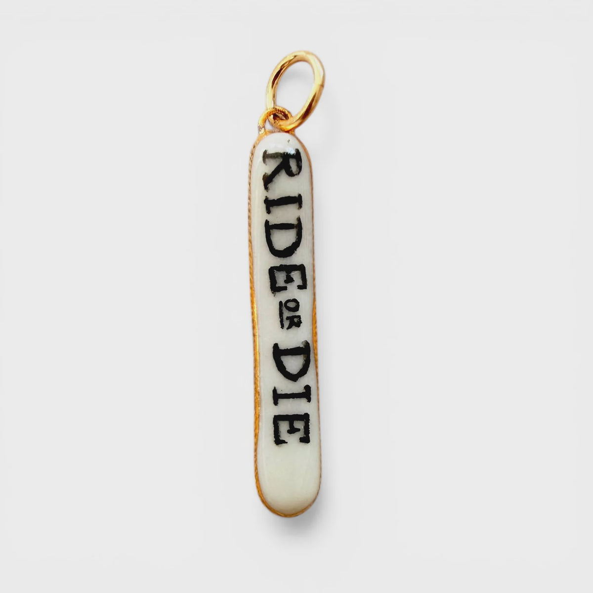 Ride or Die Bar Charm