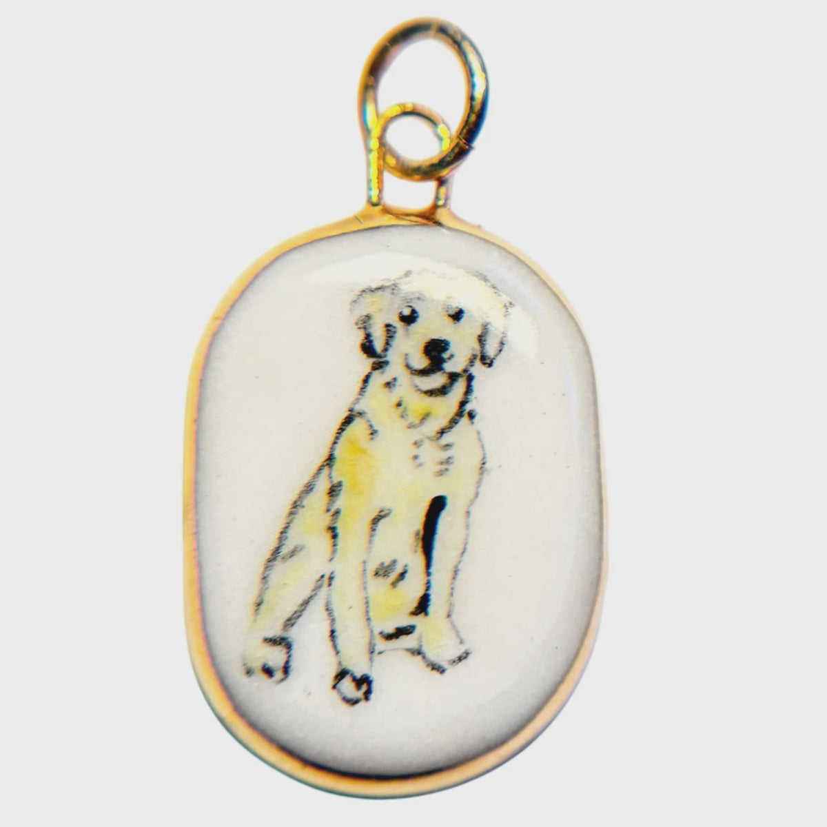 Golden Retriever Charm