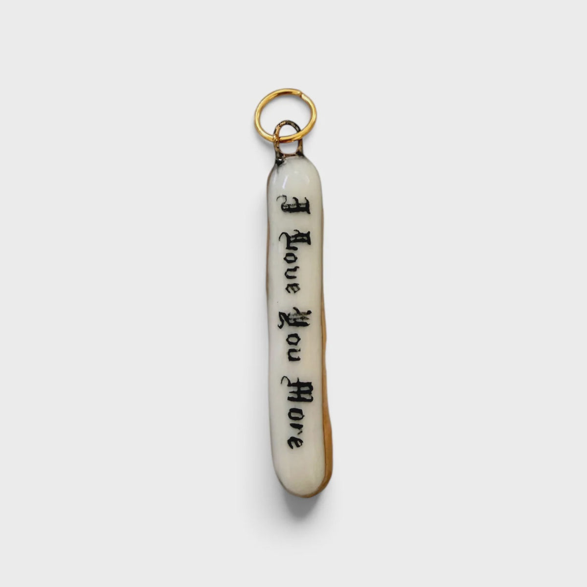 I Love You More -Old English Bar (black)