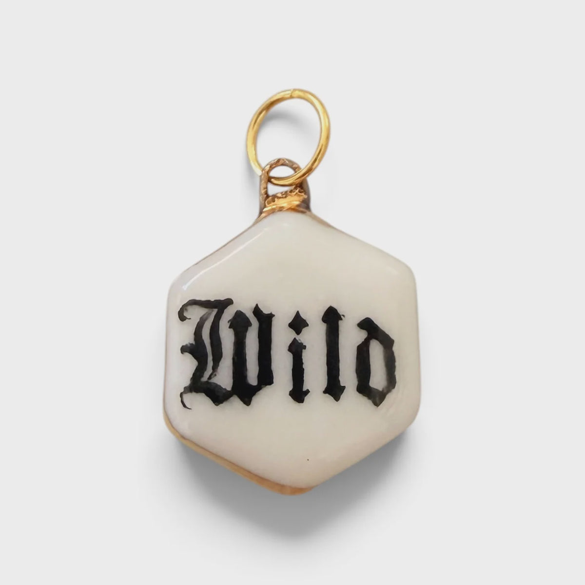 Wild - Old English Hexagon (black)