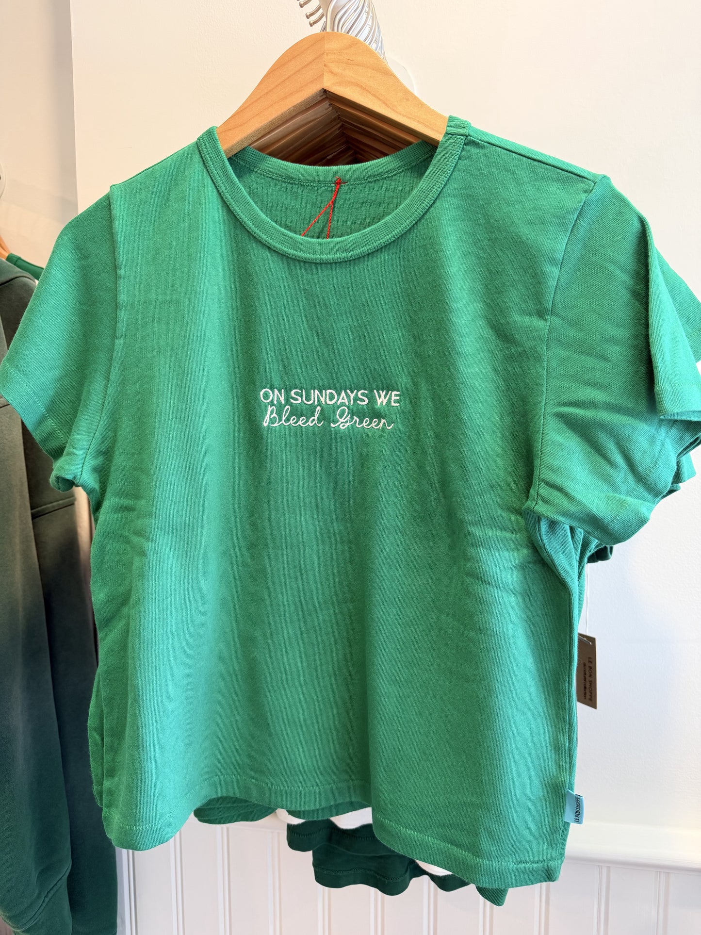 BLEED GREEN BABY TEE