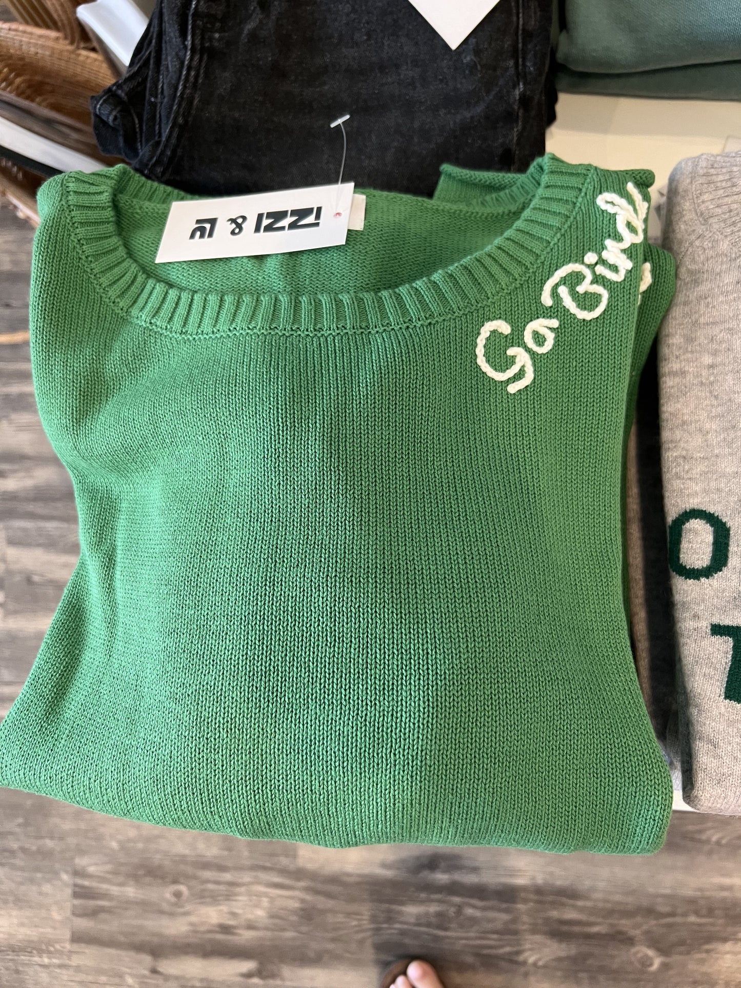 GO BIRDS CHAINTSTICH SWEATER