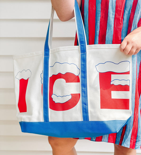 Ice large Tote Bag