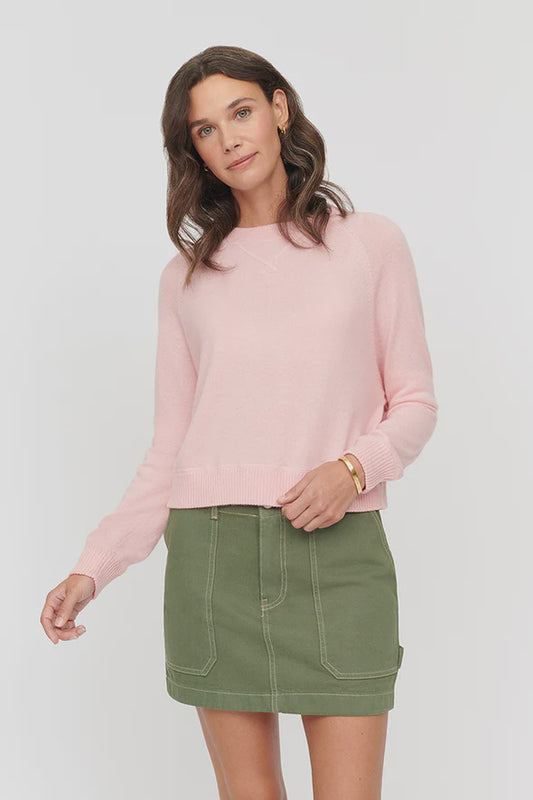 ELLIE RAGLAN SWEATER BLUSH