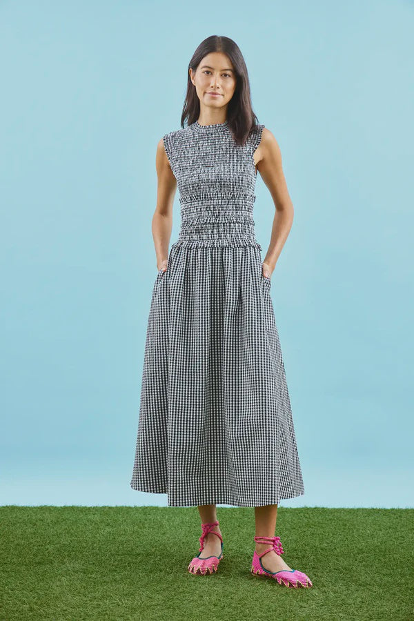 LOUISE DRESS- BLACK & WHITE