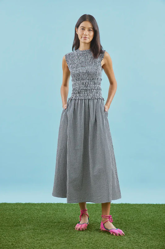 LOUISE DRESS- BLACK & WHITE