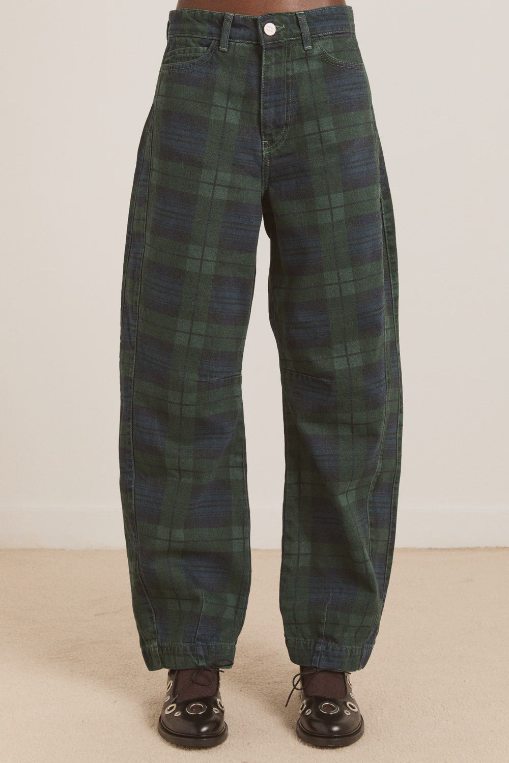 SINCLAIR JEANS - OVER DYE CHECK